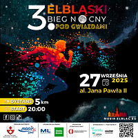 3. Elbląski Bieg Nocny pod Gwiazdami - Ruszyły zapisy!