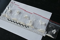 Z amfetaminą w kieszeni