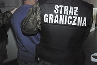 Agresywny podróżny zatrzymany na granicy