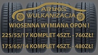 ARKOS Wulkanizacja zaprasza na wiosenną wymianę opon!