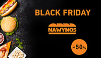 Black Friday w NaWynos! Dania 50% taniej.