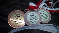Brązowe trio zawodników UKS Kontra (boks)