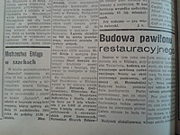 Budowa pawilonu restauracyjnego