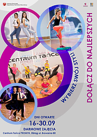 Centrum Tańca „Promyk” zaprasza na bezpłatne zajęcia