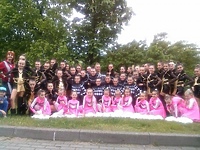 Cheerleaderki na podium