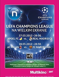 Ćwierćfinały Ligi Mistrzów na wielkim ekranie