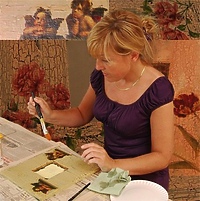 Decoupage w bibliotece