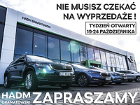 Dni Otwarte 19-24 października w salonach Skody i Citroena HADM Gramatowski w Elblągu