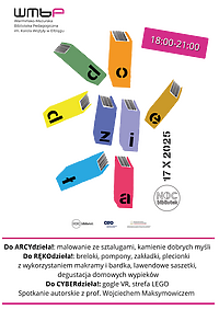 „Do dzieła!” - Noc Bibliotek w Warmińsko-Mazurskiej Bibliotece Pedagogicznej