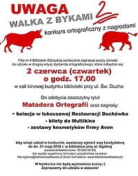 Dorośli będą „walczyć z bykami”
