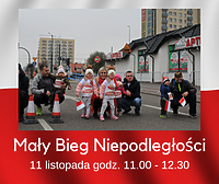 Dzieci pobiegną w Małym Biegu Niepodległości