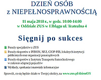 Dzień Osób z Niepełnosprawnością w elbląskim ZUS
