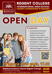 Dzień otwarty w Liceum Regent!