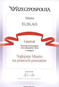 Elbląg w rankingu „Rzeczpospolitej”
