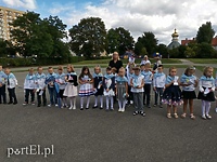 Elbląscy pierwszoklasiści już korzystają z butelek wielokrotnego użytku!