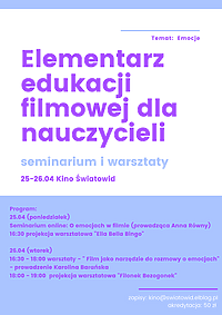 Elementarz edukacji filmowej dla nauczycieli