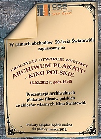 Filmowa klasyka - wystawa i pokaz