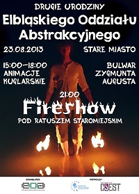 Fireshow na urodziny Oddziału