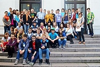 Gimnazjaliści w Warszawie