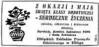 Co zaprzątało umysły członków PZPR w Elblągu w początkach kwietnia 1949 roku?