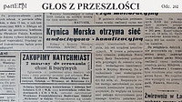 "Opracowano plan imprez sportowych" (Głos z przeszłości, odc. 202)
