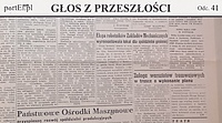 "Pracownicy otrzymują jako odtrutkę mleko" (Głos z przeszłości, odc. 41)