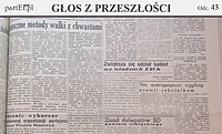 "Wypłata premii napotkała jednak na poważne przeszkody" (Głos z przeszłości, odc. 43)