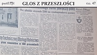 "Braki, które utrudniają właściwe wykonywanie zadań" (Głos z przeszłości, odc. 47)