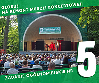 Głosuj na remont muszli koncertowej