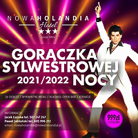 Gorączka Sylwestrowej Nocy - bal w klimacie disco w Hotelu Nowa Holandia