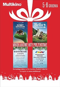 Mikołajkowe hity prezentowe w elbląskim Multikinie