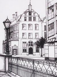 Grafiki Jerzego Sulkowskiego na wystawie