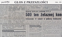 „Grzmiały w rękach niterów młoty pneumatyczne” (Głos z przeszłości, odc. 198)