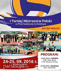I Turniej Mistrzostw Polski w Piłce Siatkowej na Siedząco