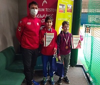 Igor z brązowym medalem mistrzostw Polski  (tenis ziemny)