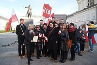 II LO na warszawskich obchodach 11 listopada