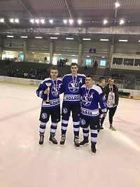 Jakub Wala zdobył srebro  (hokej)