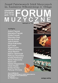 Już w czwartek Forum muzyczne