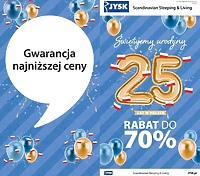 JYSK Polska świętuje 25-lecie! Jubileuszowy tydzień promocji w Elblągu!