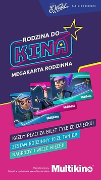Karta Rodzina do Kina - nowość w ofercie Multikina