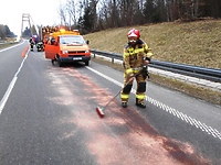 Kłopotliwa plama oleju na S 22