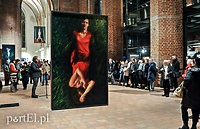 Kobieta na pierwszym planie