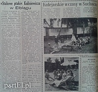 Kolejarskie wczasy w Suchaczu