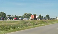 Kolizja na S7, są utrudnienia