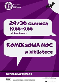 Komiksowa noc w bibliotece