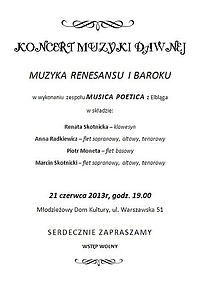 Koncert Musica Poetica