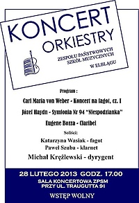Koncert orkiestry Szkoły Muzycznej