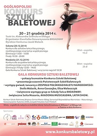 Konkurs Sztuki Baletowej: wygraj bilety