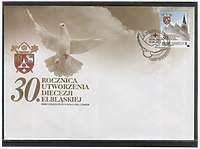 Koperta i znaczek z elbląskim akcentem