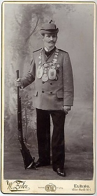 Dawno temu w Elblągu... postrzelił się myśliwy